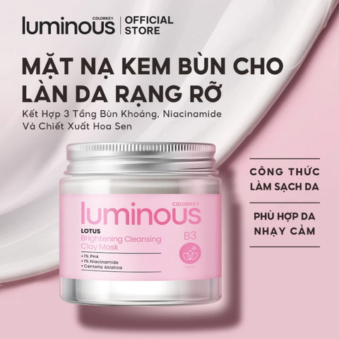 Mặt Nạ Đất Sét Colorkey Luminous Clay Mask 60g (Mẫu Mới)