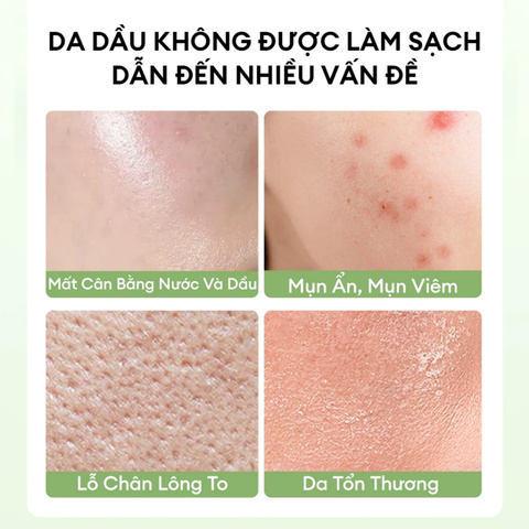 Gel Rửa Mặt Trà Xanh Colorkey Luminous Green Tea Purifying Gel Cleanser 100g