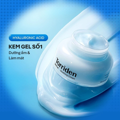 Kem Dưỡng Ẩm Cấp Nước Torriden Dive In Soothing Cream 100ml (Nhập Khẩu)