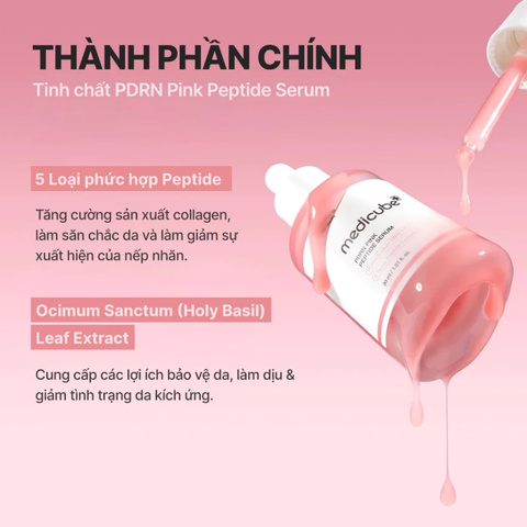 Tinh Chất Làm Sáng, Săn Chắc Da Medicube PDRN Pink Peptide 30ml