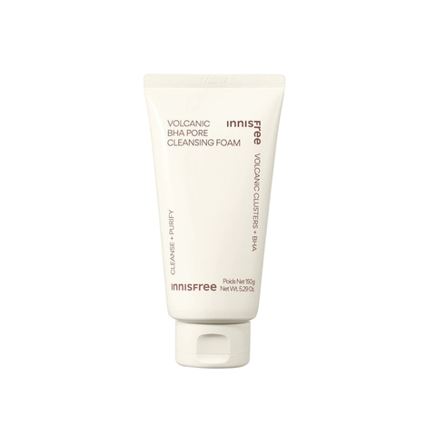 Sữa Rửa Mặt Innisfree Kiểm Soát Nhờn Tro Núi Lửa Volcanic BHA Pore Cleansing Foam 150g (Mẫu Mới) (Nhập Khẩu)