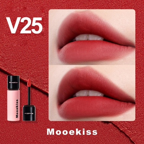Son Kem Bùn Mịn Môi Mooekiss Velvet Lip Mud 3g (Nắp Đen)