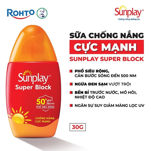 Sữa Chống Nắng Sunplay Bảo Vệ Vượt Trội Super Block SPF50