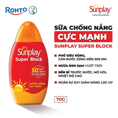 Sữa Chống Nắng Sunplay Bảo Vệ Vượt Trội Super Block SPF50