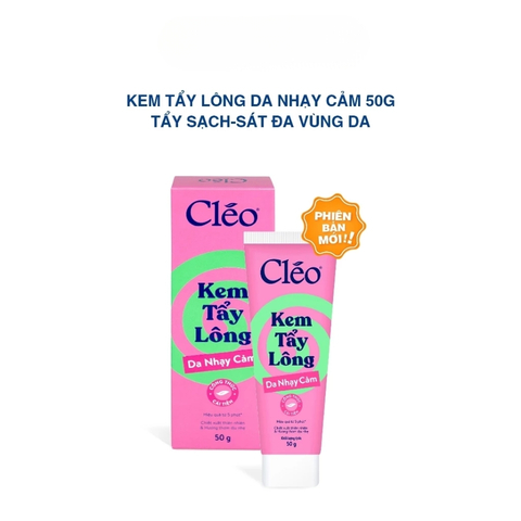 Kem Tẩy Lông Dành Cho Da Nhạy Cảm Cleo Hair Removal Cream Sensitive 50g (Mẫu Mới)