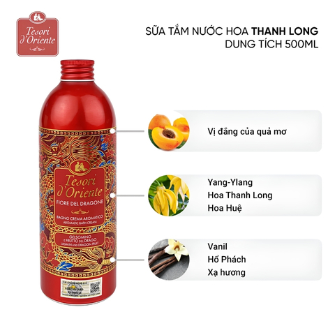 Sữa Tắm Nước Hoa Ý Tesori d'Oriente 500ml