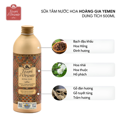Sữa Tắm Nước Hoa Ý Tesori d'Oriente 500ml