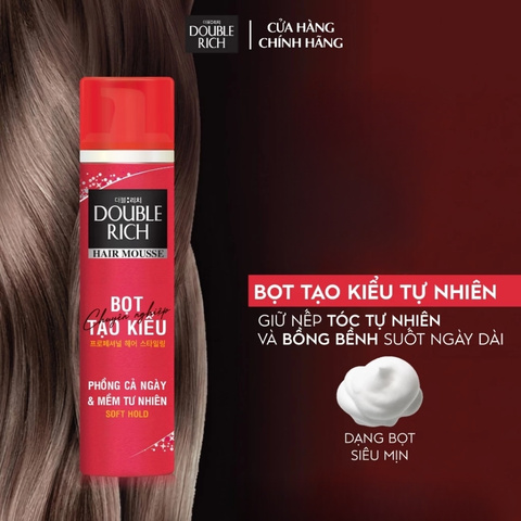 Keo Giữ Nếp Tóc Double Rich Hair Spray Strong Hold 170ml