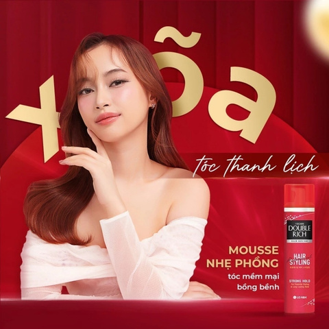 Keo Giữ Nếp Tóc Double Rich Hair Spray Strong Hold 170ml