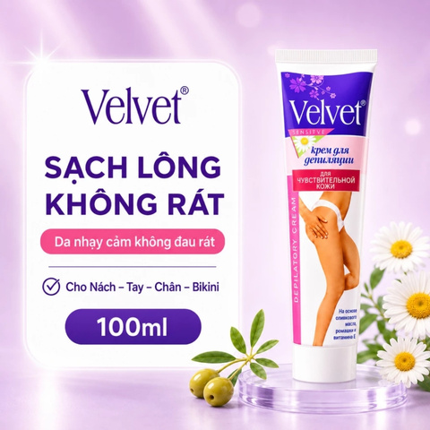 Kem Tẩy Lông Velvet Nga 100ml