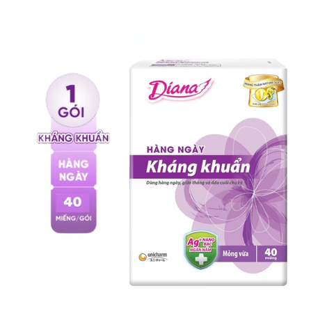 Băng Vệ Sinh Diana Sensi Kháng Khuẩn (Hàng Ngày)