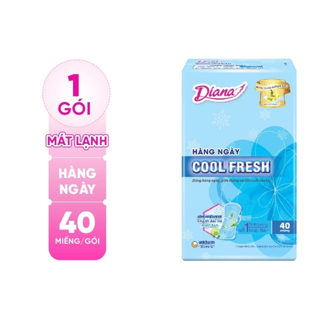 Băng Vệ Sinh Diana Sensi Cool Fresh (Hàng Ngày)