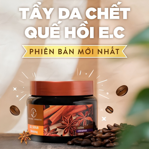 Tẩy Da Chết Body Exclusive Cosmetic Quế Hồi Cafe Gel Scrub Coffee & Cinnamon Cloves