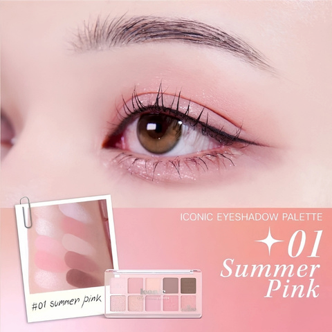Bảng Phấn Mắt 10 Ô Odbo Iconic Eyeshadow Palette 7g