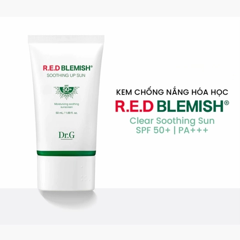 Kem Chống Nắng Phổ Rộng Dr.G R.E.D Blemish Soothing Up Sun SPF50+