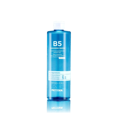 Nước Tẩy Trang Phục Hồi Cho Da Nhạy Cảm Prettyskin B5 Cleansing Water 500ml