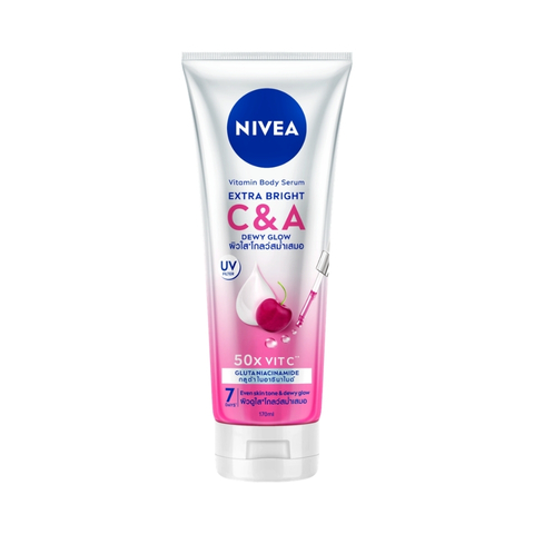 Sữa Dưỡng Thể Nivea Dưỡng Sáng Da 50X VitC Vitamin Body Serum 170ml