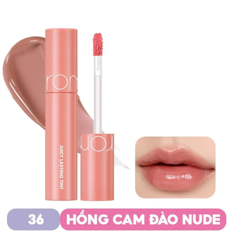 Son Tint Bóng Romand Juicy Lasting Tint (Nhập Khẩu) - 36 Peach Honey B