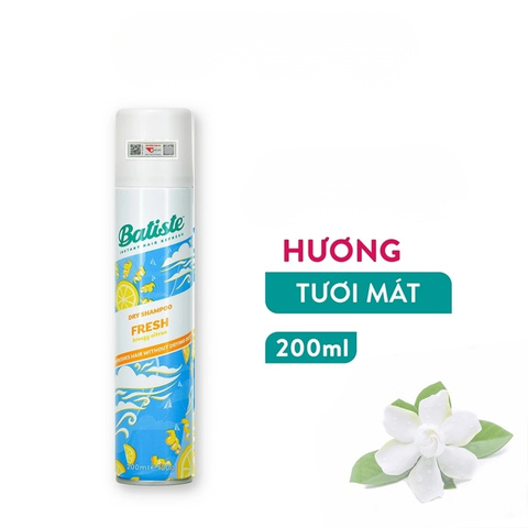 Gội Khô Batiste Dry Shampoo Fresh 200ml