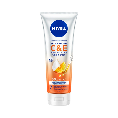 Sữa Dưỡng Thể Nivea Dưỡng Sáng Da 50X VitC Vitamin Body Serum 170ml
