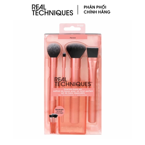 Bộ cọ Real Techniques Flawless Base Collection (4 cây)