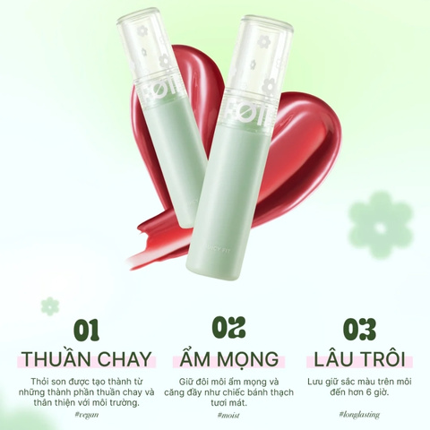 Son Kem Bóng Foif Juicy Fit Tint 3g (Version 2)