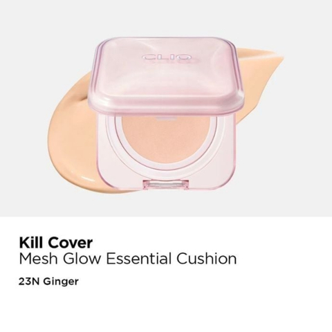 Phấn Nước 2 Lõi Căng Bóng Clio Kill Cover Mesh Glow Essential Cushion SPF50+15g