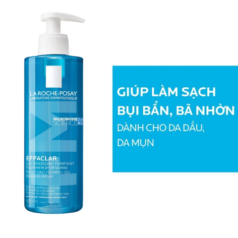 Sữa Rửa Mặt La Roche-Posay Cho Da Dầu, Nhạy Cảm Effaclar Gel Moussant Purifiant (Nhập Khẩu)