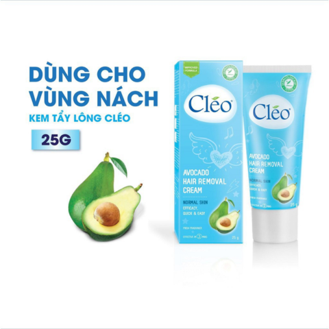 Kem Tẩy Lông Dành Cho Da Thường Cleo (Xanh)