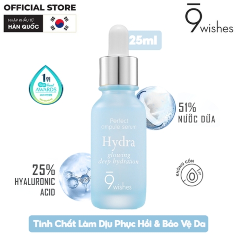 Tinh Chất Dưỡng Ẩm Sáng Da 9Wishes Hydra Glowing Deep Hydration