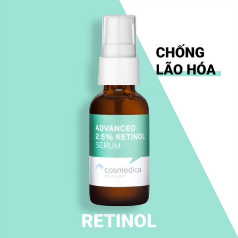 Tinh Chất Hỗ Trợ Làm Trẻ Hóa Da Cosmedica Advanced Retinol Serum 2.5% 30ml