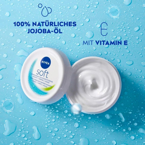 Kem Dưỡng Ẩm Toàn Thân Nivea Soft Refeshingly Moisturising Cream