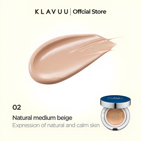 Phấn Nước Klavuu Blue Pearlsation High Coverage Marine Collagen Aqua