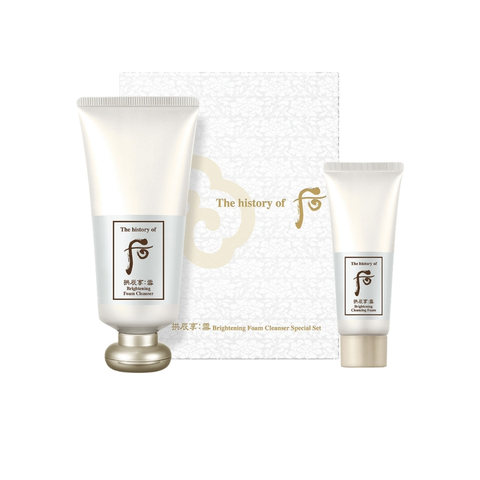 Set Sữa Rửa Mặt Whoo Brightening Foam Cleanser Special Set 180ml + 40ml