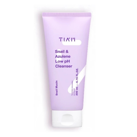 Sữa Rửa Mặt Tia'm Snail & Azulene Low PH Cleanser 200ml