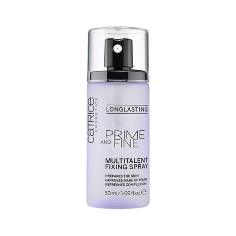 Xịt Khoáng Khóa Nền Catrice Prime And Fine Multitalent Fixing Spray 50ml (Mẫu Mới) (Nhập Khẩu)