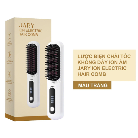 Lược Điện Chải Tóc Không Dây Ion Âm Jary Ion Electric Hair Comb