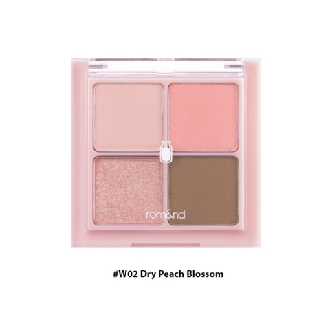 Bảng Phấn Mắt 4 Ô Romand Better Than Eyes 6.5g - W02