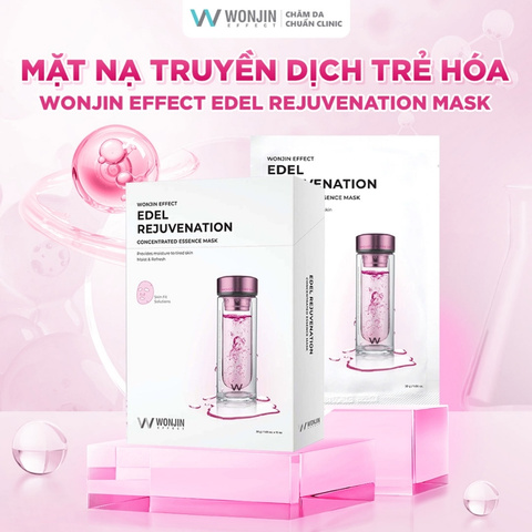 Mặt Nạ Truyền Dịch Trẻ Hóa Da Wonjin Effect Edel Rejuvenation Concentrated Essence Mask (Mẫu Mới)