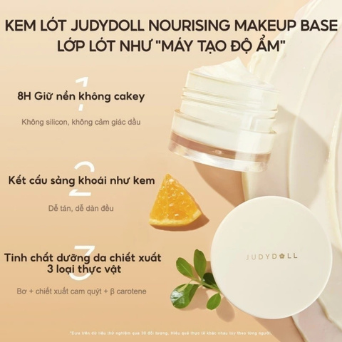 Kem Lót Judydoll Cấp Ẩm Cho Lớp Nền Mịn Mượt Nourishing Makeup Base 30g