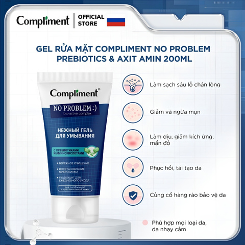 Gel Rửa Mặt Compliment No Problem 200ml
