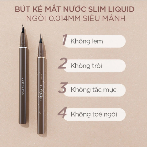 Bút Kẻ Mắt Nước Judydoll Slim Liquid Eyeliner 400mg