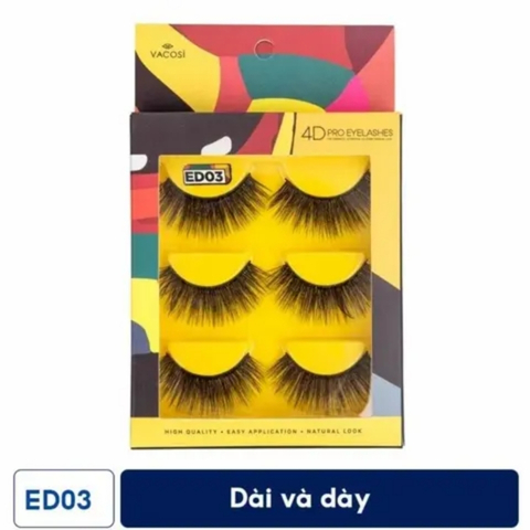 Lông Mi Giả Vacosi Chuyên Nghiệp 4D Pro Eyelash VM22