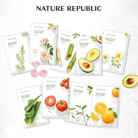 Mặt Nạ Giấy Nature Republic Real Nature
