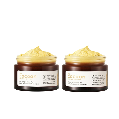 Combo 2 Mặt Nạ Cocoon Nghệ Hưng Yên Turmeric Face Mask 30ml