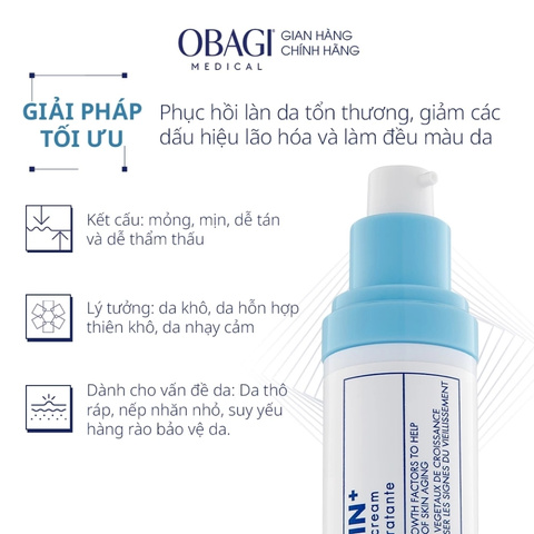 Kem Dưỡng Phục Hồi Da OBAGI CLINICAL Kinetin+ Hydrating Cream 50ml