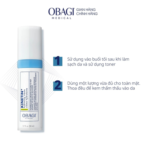 Kem Dưỡng Phục Hồi Da OBAGI CLINICAL Kinetin+ Hydrating Cream 50ml