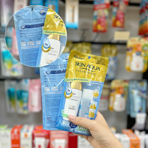 Sữa Chống Nắng Sunplay Skin Aqua Clear White Long Lasting UV Protection SPF50+ (Đồng)