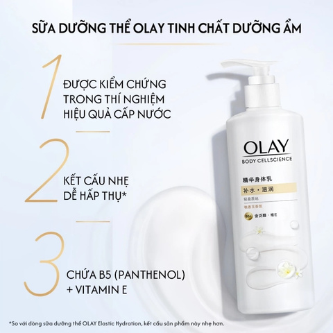 Sữa Dưỡng Thể Olay Body Cellscience B5+ Moisturizing 260g