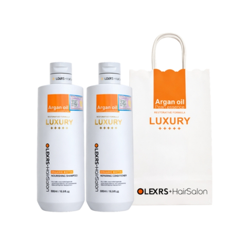 Bộ Dầu Gội Xả Olexrs Argan Oil & Pearl Essence Repairing Luxury